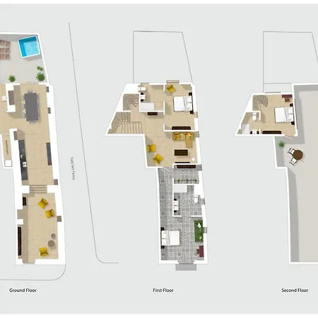 Appartement Family With Jacuzzi, 3br Countryside In Dingli